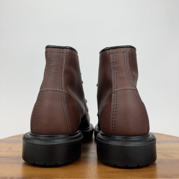 New Mens Red Wing‎ 8249 Supersole Brown Leather 6in Combat Work Boots Size 7.5 E main image 8